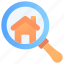 search, magnifying, searching, magnifier, find, real estate, property, house, home 