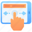 slide, move, slider, hand, gesture, user experience, ux, ui, app 