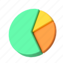 pie chart, diagram, analytics, analysis, chart, business, startup, office, 3d icon