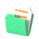 report file, folder, data, file, archive, business, startup, office, 3d icon