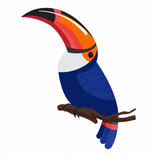 Bird, cartoon, logo, nature, silhouette, summer, toucan icon - Download on Iconfinder