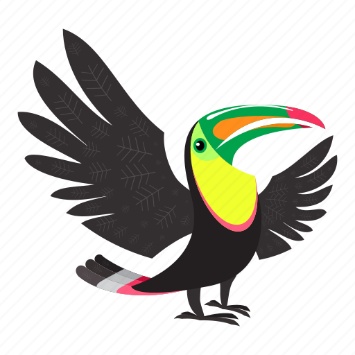 Baby, beach, cartoon, fashion, flower, toucan, tropical icon - Download on Iconfinder