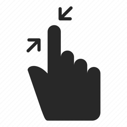 Finger gesture, touch gesture, hand gesture, hand, finger, arrow, touch icon - Download on Iconfinder