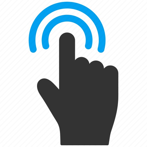 Gesture, hand, double click, finger, choice, gestureworks, touch gestures icon - Download on Iconfinder