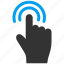 gesture, hand, double click, finger, choice, gestureworks, touch gestures 