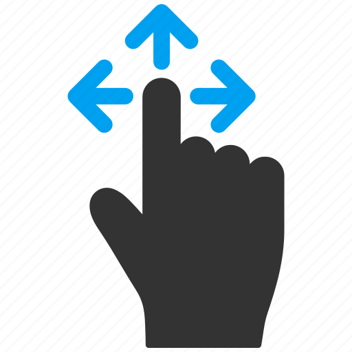 Move, hand, slide, finger, direction, mobile gesture, touch gestures icon - Download on Iconfinder