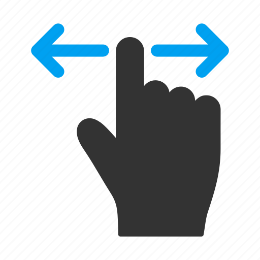 Left, right, shift, hand, slide, finger, mobile gesture icon - Download on Iconfinder