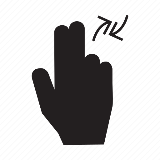Arrow, hand, right, rotate, touch, finger, gesture icon - Download on Iconfinder