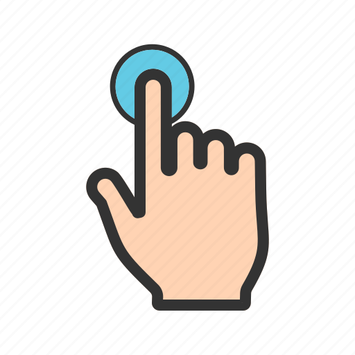 Click, cursor, finger, hand, mouse, pointer, tap icon - Download on Iconfinder