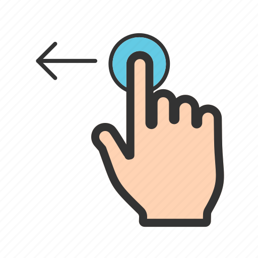 Computer, hand, left, move, sign, technology icon - Download on Iconfinder