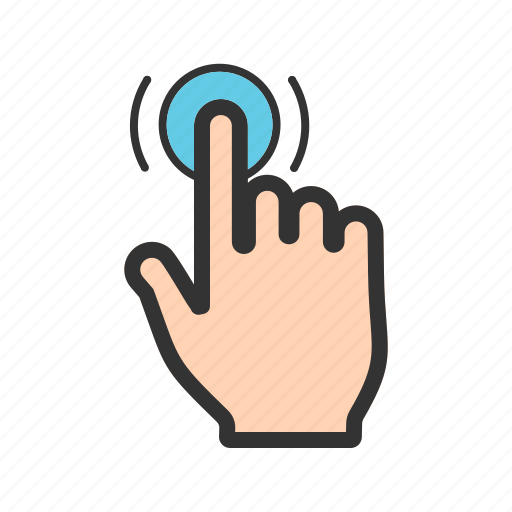 Click, finger, hand, mouse, phone, smartphone, tap icon - Download on Iconfinder