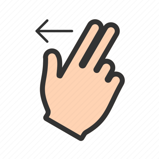 Finger, gesture, gestures, hand, scroll, swipe, up icon - Download on Iconfinder