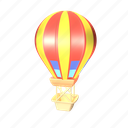 hot, air, ballon