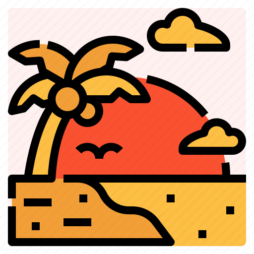 Beach, holiday, landscape, summer, travel, vacations icon - Download on Iconfinder