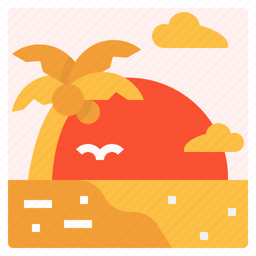Beach, holiday, landscape, summer, travel, vacations icon - Download on Iconfinder