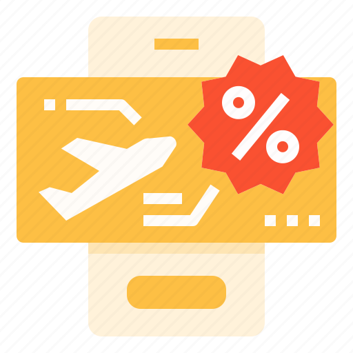 Boarding, business, discount, flight, pass, promotion, ticket icon - Download on Iconfinder