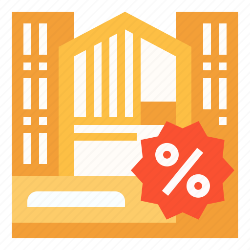 Buildings, business, discount, hotel, promotion, real estate, resort icon - Download on Iconfinder