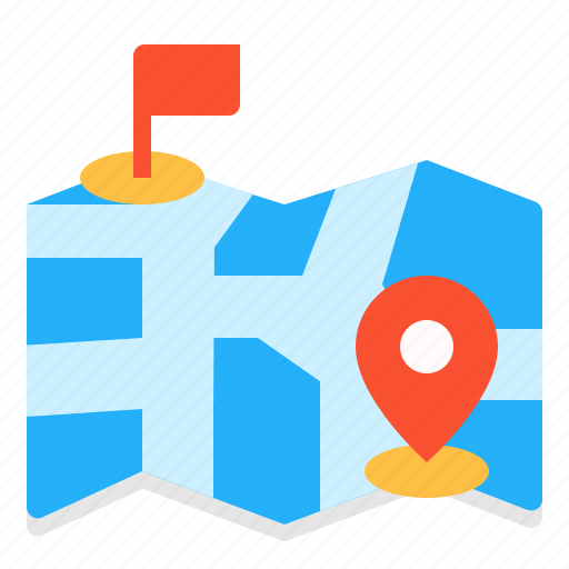 Destination, itinerary, location, map, tour, travel icon - Download on Iconfinder