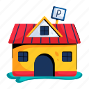 home building, cottage, lodge, residential area, bungalow