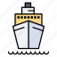 boat, ship, transport, vessel 