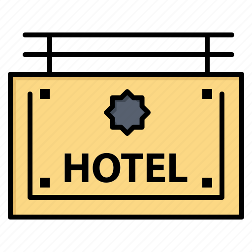 Board, direction, hotel, sign icon - Download on Iconfinder