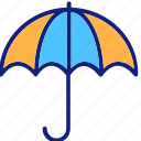 parasol, protection, rain, umbrella