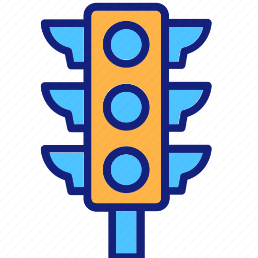 Signal lights, traffic lights, traffic semaphore, traffic signals icon - Download on Iconfinder