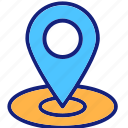 gps, location, marker, pin