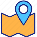 location marker, location pin, location pointer, map