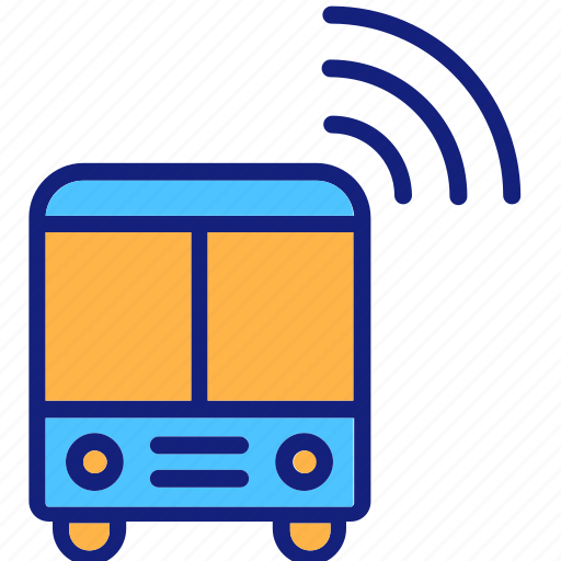 Autobus, bus, wifi, signals icon - Download on Iconfinder