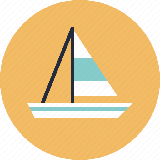 Boat, holiday, sailboat, sailing, sea, ship, tourism icon - Download on Iconfinder