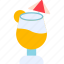 cocktail, drink, fruit, glass, icon