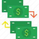 money, exchange, currency, payment, icon