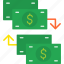 money, exchange, currency, payment, icon 