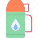thermos, cafe, canister, coffee, restaurant, tea, icon