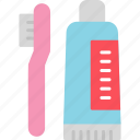 tooth, cleaning, brush, paste, toothbrush, toothpaste, icon
