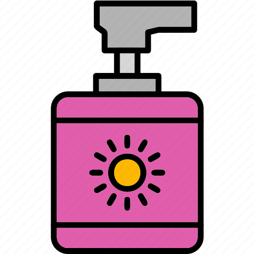 Sunblock, cream, summer, sunburn, sunscreen, suntan, icon icon - Download on Iconfinder