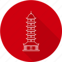 auspicious, auspicious light pagoda, light, pagoda, china