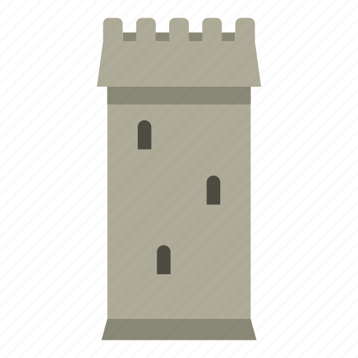 Ancient, building, castle, fortress, medieval, stone, tower icon - Download on Iconfinder