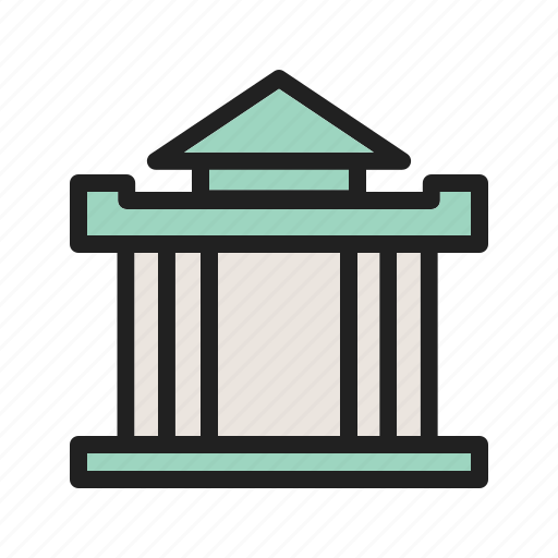 Bank, building, financial. cash, institute, money, town icon - Download on Iconfinder