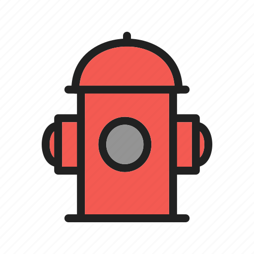 Emergency, fire, firefighter, hydrant, safety, town, water icon - Download on Iconfinder
