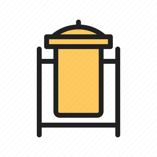 Dustbin, recycle, recycle bin, town, trash, waste, waste bin icon - Download on Iconfinder