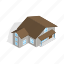 estate, home, house, isometric, residential, storey, three 