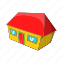 building, cartoon, estate, home, house, real, town