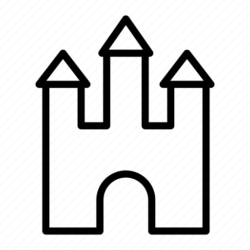 Castle, estate, halloween, haunted, property, scary icon - Download on Iconfinder
