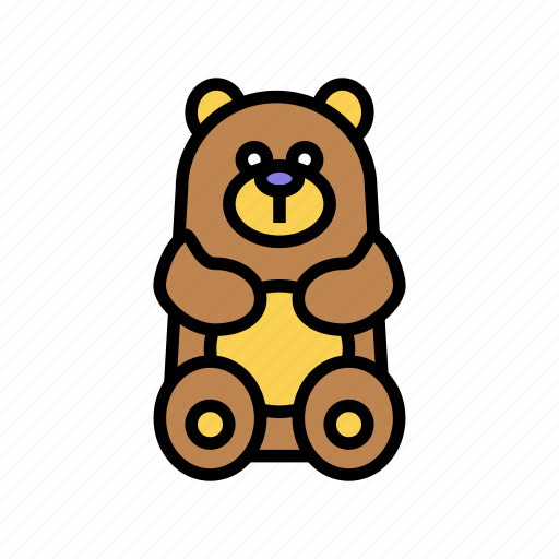 Plush, toy, child, baby, kid, game icon - Download on Iconfinder