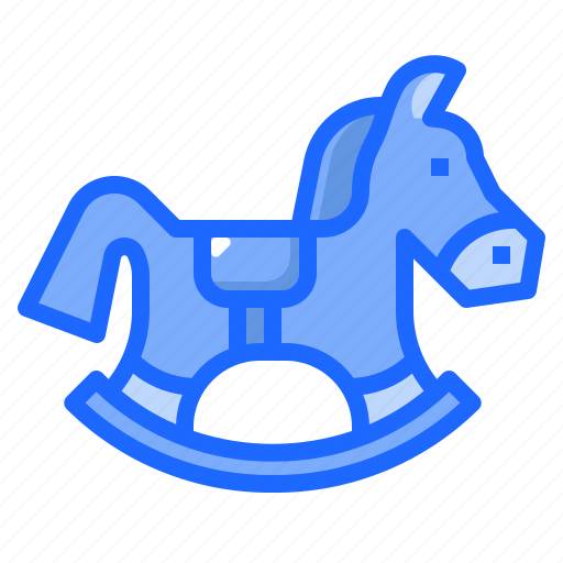Baby, childhood, horse, kid, rocking, toy icon - Download on Iconfinder