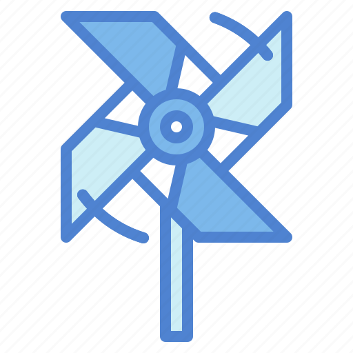 Blow, kid, toy, windmill icon - Download on Iconfinder