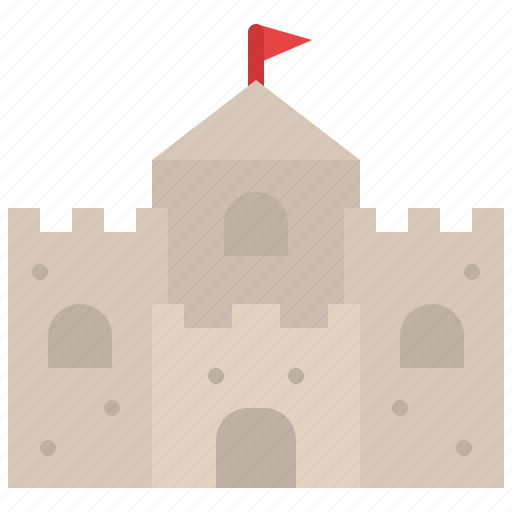 Sand, castle, childhood, beach icon - Download on Iconfinder