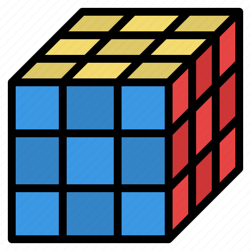 Rubiks, cube, game, childhood, toy icon - Download on Iconfinder